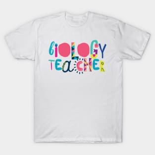 Cute Biology Teacher Gift Idea Back to School T-Shirt